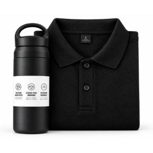 Crest Corporate Duo Set Includes Tumbler and Polo Shirt
