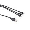 Aetheris 3 in 1 Multi Charging Long Cable Aetheris 3-in-1 charging cable with Type-C, Micro USB and Lightning connectors