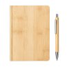 Parka 2 in 1 Corporate Gift Set Includes Bamboo Notebook & Wood Pen Parka 2 in 1 Corporate Gift Set Includes Bamboo Notebook & Wood Pen