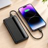 Glitch 10,000mAh Power Bank with Built in Type C and Lightning Cables Glitch 10,000mAh Power Bank with Built in Type C and Lightning Cables